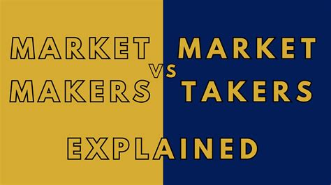 Market Takers and Market